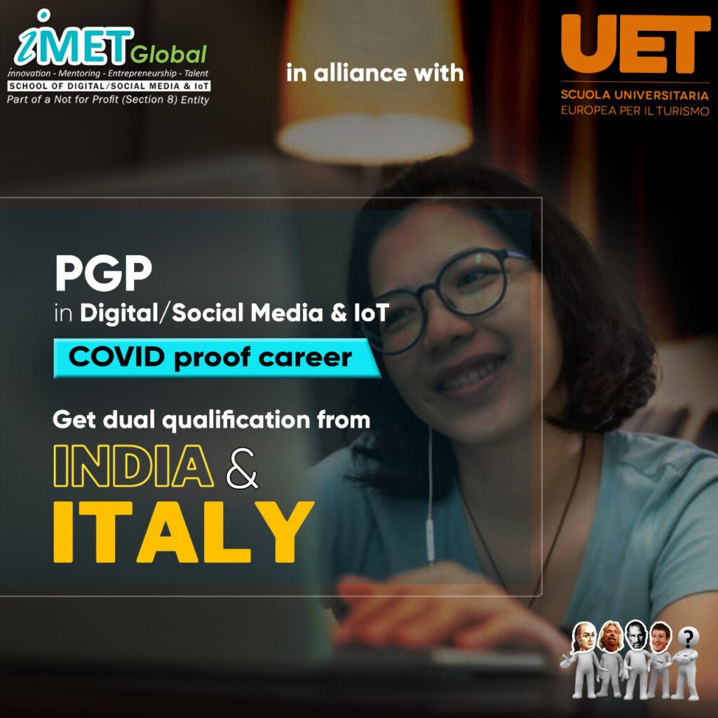 iMET Global ties up with UET Italy to offer first-ever PGP in Digital Social Media & IoT
